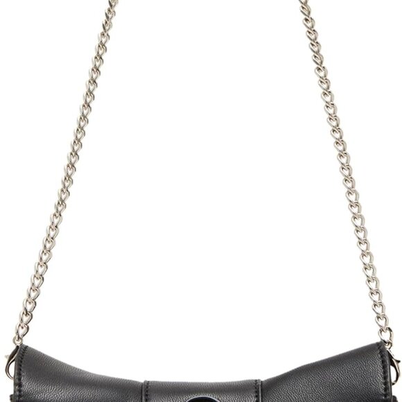 Fashion-Forward Briaa Bow Bag: Elegant 2-Strap Design in Timeless Black - Picture 1 of 5